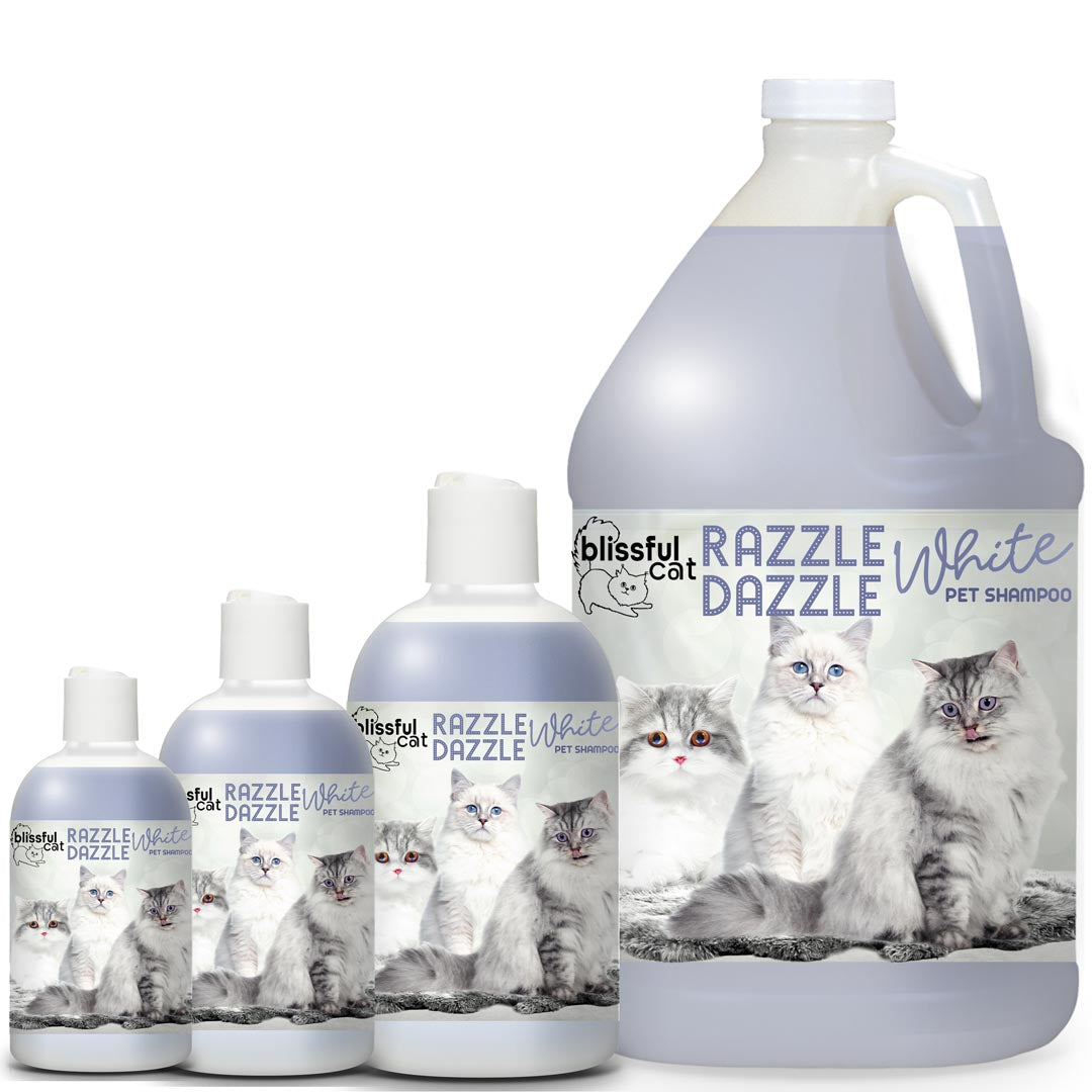 blissful cat white shampoo